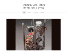 Tablet Screenshot of johnnywilliamsmetalsculptor.com